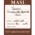 Masi Amarone della Valpolicella Classico Mazzano 2000 Front Label