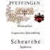 Pfeffingen Ungsteiner Herrenberg Spatlese Scheurebe 2001 Front Label
