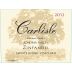 Carlisle Monte Rosso Vineyard Zinfandel 2012 Front Label