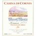Cascina di Cornia Vigna la Casina Riserva 2001 Front Label