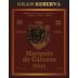 Marques de Caceres Rioja Gran Reserva 2001 Front Label