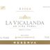 La Vicalanda Rioja Reserva Tempranillo 2001 Front Label