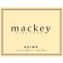 Mackey Vineyards Syrah 2011 Front Label