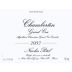 Nicolas Potel Chambertin Grand Cru 2003 Front Label