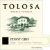 Tolosa Winery Estate Pinot Gris 2016 Front Label