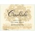 Carlisle Dry Creek Valley Zinfandel 2012 Front Label