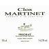 Clos Martinet Priorat (stained label) 2004 Front Label