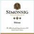 Simonsig Shiraz 2005 Front Label