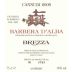 Brezza Barbera d'Alba Cannubi 2005 Front Label