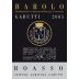 Boasso Barolo Gabutti 2005 Front Label