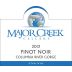 Major Creek Cellars Pinot Noir 2013 Front Label