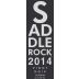 Malibu Wines Saddlerock Pinot Noir 2014 Front Label