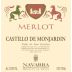 Bodegas Castillo de Monjardin Merlot 2006 Front Label