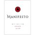 Manifesto Wines Zinfandel 2013 Front Label