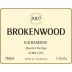 Brokenwood ILR Reserve Semillon 2007 Front Label