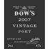 Dow's Vintage Port 2007 Front Label