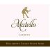 Matello Lazarus Pinot Noir 2013 Front Label