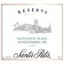 Santa Rita Reserva Sauvignon Blanc 2008 Front Label