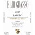 Elio Grasso Barolo Ginestra Casa Mate 2008 Front Label
