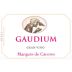 Marques de Caceres Rioja Gaudium 2008 Front Label