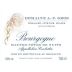 Domaine A.F. Gros Bourgogne Hautes Cotes de Nuits 2008 Front Label