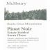 McHenry Vineyard Swan Clones Estate Pinot Noir 2012 Front Label