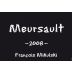 Domaine Francois Mikulski Meursault 2008 Front Label