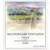 Meadowlark Vineyards Syrah 2006 Front Label