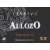 Allozo Reserva 2009 Front Label
