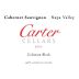 Carter Cellars Coliseum Block Cabernet Sauvignon 2010 Front Label
