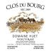 Domaine Huet Clos du Bourg Sec 2009 Front Label