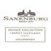 Saxenburg Private Collection Cabernet Sauvignon 2009 Front Label