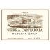 Sierra Cantabria Reserva Unica 2009 Front Label