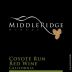 Middle Ridge Winery Coyote Run Red 2012 Front Label