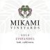 Mikami Vineyards Zinfandel 2012 Front Label