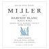Miller Wine Works Harvest Blanc 2012 Front Label