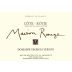 Georges Vernay Cote-Rotie Maison Rouge 2010 Front Label