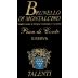 Talenti Brunello di Montalcino Pian Di Conte Riserva 2010 Front Label