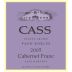 Cass Winery Late Harvest Cabernet Franc 2005 Front Label