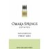 Omaka Springs Pinot Gris 2011 Front Label