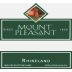 Mount Pleasant Winery Rhineland White 2004 Front Label