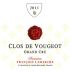 Francois Lamarche Clos de Vougeot Grand Cru 2011 Front Label