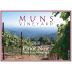 Muns Vineyard Pinot Noir 2010 Front Label