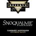 Snoqualmie Reserve Cabernet Sauvignon 1999 Front Label