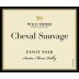 Wild Horse Cheval Sauvage Pinot Noir 2013 Front Label