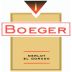 Boeger El Dorado Merlot 2015 Front Label
