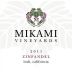 Mikami Vineyards Zinfandel 2011 Front Label