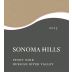 Sonoma Hills Pinot Noir 2013 Front Label