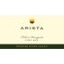 Arista Winery Toboni Vineyard Pinot Noir 2012 Front Label