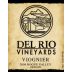 Del Rio Vineyards Viognier 2009 Front Label